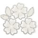 thumbnail image 1 of unbranded Parche Adhesivo De Flores Con Rhinestones Para Personalización Y Reparación De Ropa, 1 of 7