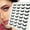 16 Pairs 16001, variant on False Eyelashes 30 Pairs Pack - Thick, Curly & Realistic Look Premium Synthetic Lashes, Reusable for Daily & Special Occasions