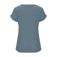 thumbnail image 6 of Women Summer Tops V Neck Cute Big Gym Tshirts Comfy Warehouse Today Shipping, 6 of 6
