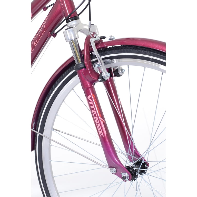 Kent Ridgeway 700C Adult Bicycle, Burgundy photo 6