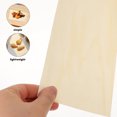thumbnail image 5 of 50pcs Disposable Wood Sheet Food Plate Liner Greaseproof Appetizer Holder Food Packing Wood Sheet, 5 of 6