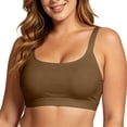 thumbnail image 2 of Bikini Tops for Women Color Block Adjustable Strap Plus Size Swimsuit Top Bathing Suit Tops, 2 of 7