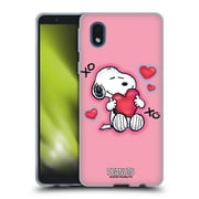 Head Case Designs Officially Licensed Peanuts Snoopy Boardwalk Airbrush XOXO Soft Gel Case Compatible with Samsung Galaxy A01 Core (2020)