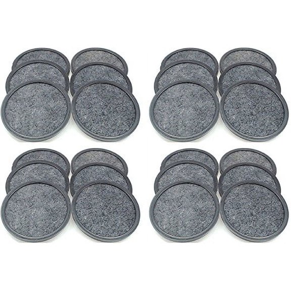 NISPIRA 24 Replacement Charcoal Water Filters for Mr. Coffee Machines