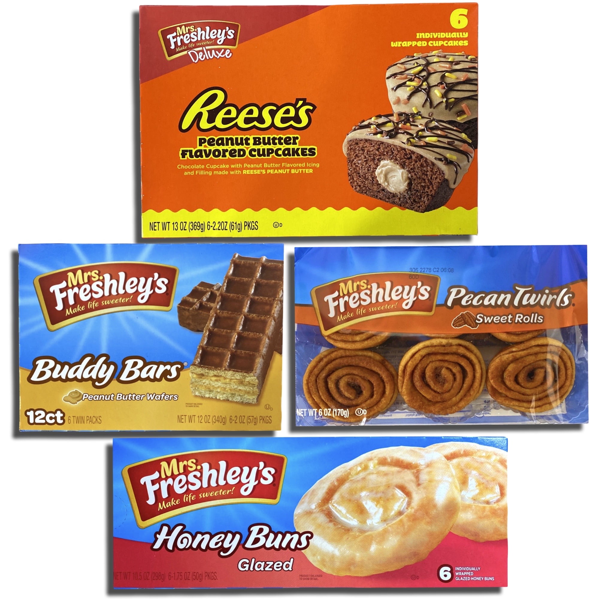 Mrs. Freshley's Snack Cakes Combo Packs Bundled by Tribeca Curations