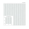 thumbnail image 7 of Seabrook Designs Pearl Grey Faux Beadboard Prepasted Wallpaper, 7 of 7