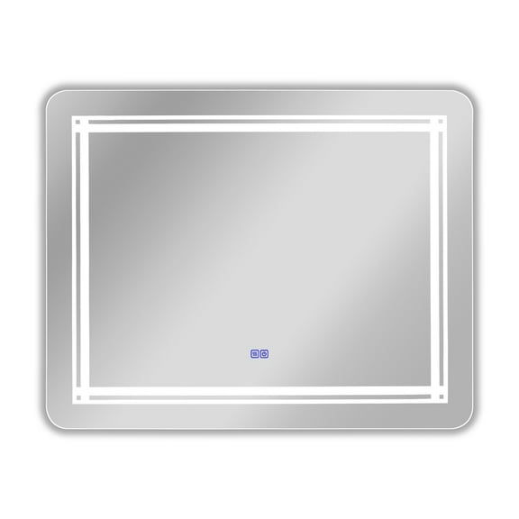 RADIANCE goods Back Lit Rectangular TouchScreen LED Mirror 3 Color Temperatures 3000K-6000K 39" Wide