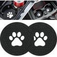 thumbnail image 1 of Posavasos portavasos-accesorios de interior de coche 2,75 pulgadas antideslizante perro pata silicona coche posavasos-universal (juego de 2) JAMW Sencillez, 1 of 5