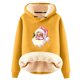 thumbnail image 1 of Chaquetas y abrigos casuales con capucha de manga larga para mujer, jersey con capucha de manga larga, top con estampado navideño, abrigo casual, top de poliéster para mujer, 1 of 2