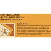 Quartet Dark Cork Board Tiles, 12 x 12, Frameless, 4 Pack (15050Q)