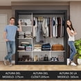 thumbnail image 5 of Ropero Closet Madesa 3 Puertas 2 Espejos NM, 5 of 5