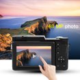thumbnail image 1 of Cámara Digital Cámara de Video de Alta Definición de 27K 48MP con WIFI Rotación de 180 Grados Cámara de Bolsillo con Pantalla LCD de 3 Pulgadas Videocámara DV para Viajes ANGGREK  Otros, 1 of 8