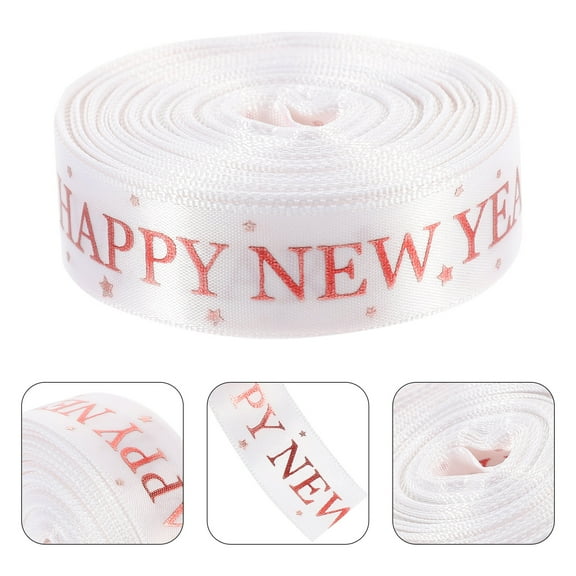 IMIKEYA Multi Function White Present Ribbon for New Year Celebrations