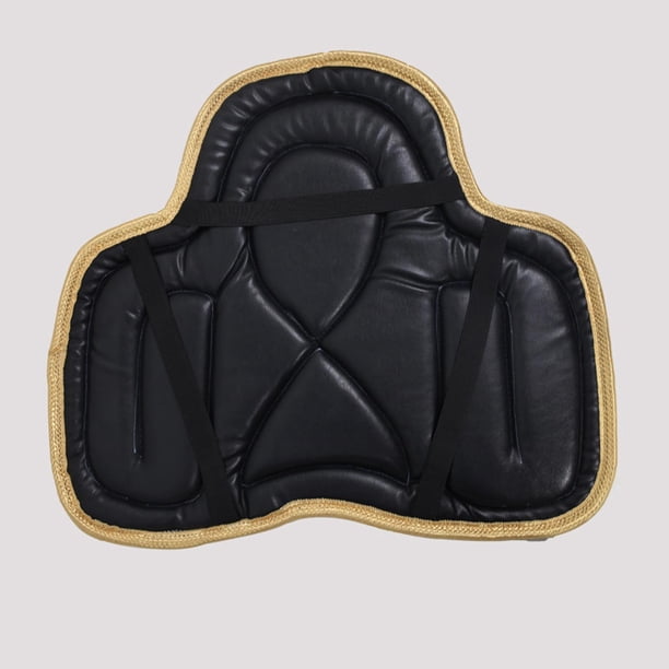 Manta para silla de montar de caballo, equipo multiusos para montar a caballo, cojín para asiento ecuestre Negro