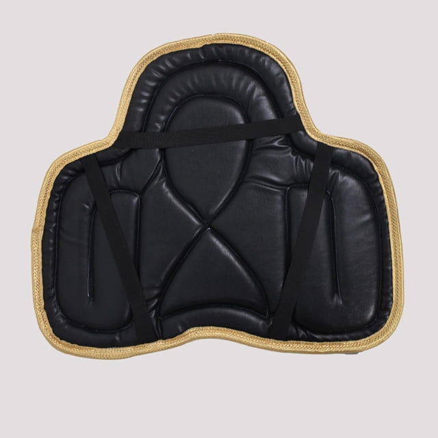 Manta para silla de montar de caballo, equipo multiusos para montar a caballo, cojín para asiento ecuestre Negro
