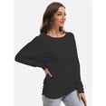 thumbnail image 5 of Long Sleeve Workout Shirts for Women Loose Fit Athletic Yoga Shirt Casual Fall Tops, 5 of 6