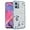 Silver-Blue, variant on for Motorola Moto G54 Case Clear Glitter Sparkle Aesthetic Motorola G54 5G Phone Case Silicone Soft Flower Transparent Shockproof Cover Purple Slim (Pink)