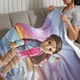 thumbnail image 3 of Muñeca American Girl anti-pilling, suave, ligera, esponjosa y acogedora de lujo para hogar y cocina – Perfecta para niños y adultos,110X70cm, 3 of 6