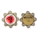 thumbnail image 1 of Japan japanese estilo rojo Crane Broche de flores, regalo de joyería para mujeres y niñas Unbranded M, 1 of 3