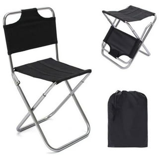 fashionhome Camouflage Backrest Fishing Stool Portable Folding Chair  Outdoor Camping Picnic Mini Seating