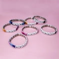 thumbnail image 7 of FROG SAC Italian Charm Word Bracelet for Girls, Stainless Steel Tile Letter Friendship Bracelets for Women, 9mm Modular Link Charms Jewelry for Teens, Cute Stretch Affirmation Accessories, 7 of 7