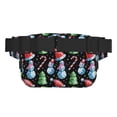 thumbnail image 3 of Easygdp Disco Mirror Ball Snowman Fanny Packs para Mujeres y Hombres, Bolsa de Cinturón, Bolsos de Cruz para Trabajo/Correr/Senderismo, 3 of 9