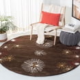 thumbnail image 2 of SAFAVIEH Soho Amory Fire Works Wool Runner Rug, Brown/Multi, 2'6" x 8', 2 of 9