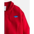 thumbnail image 6 of Wonder Nation Baby Boys Long Sleeve Full-Zip Tracksuit, 2 Piece, Sizes 0/3M-24M, 6 of 7