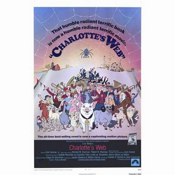 Charlottes Web Movie Poster - 11 x 17 in.
