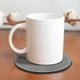 thumbnail image 2 of 1 conjunto de posavasos de copa de doble cara Pu de cuero PU Copa de copa sin esnabes Anti-Scald Coasters, 2 of 4