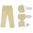 thumbnail image 3 of 3 Pack Boy's Stretch Slim Fit School Uniform Chino Pants, 3 of 7