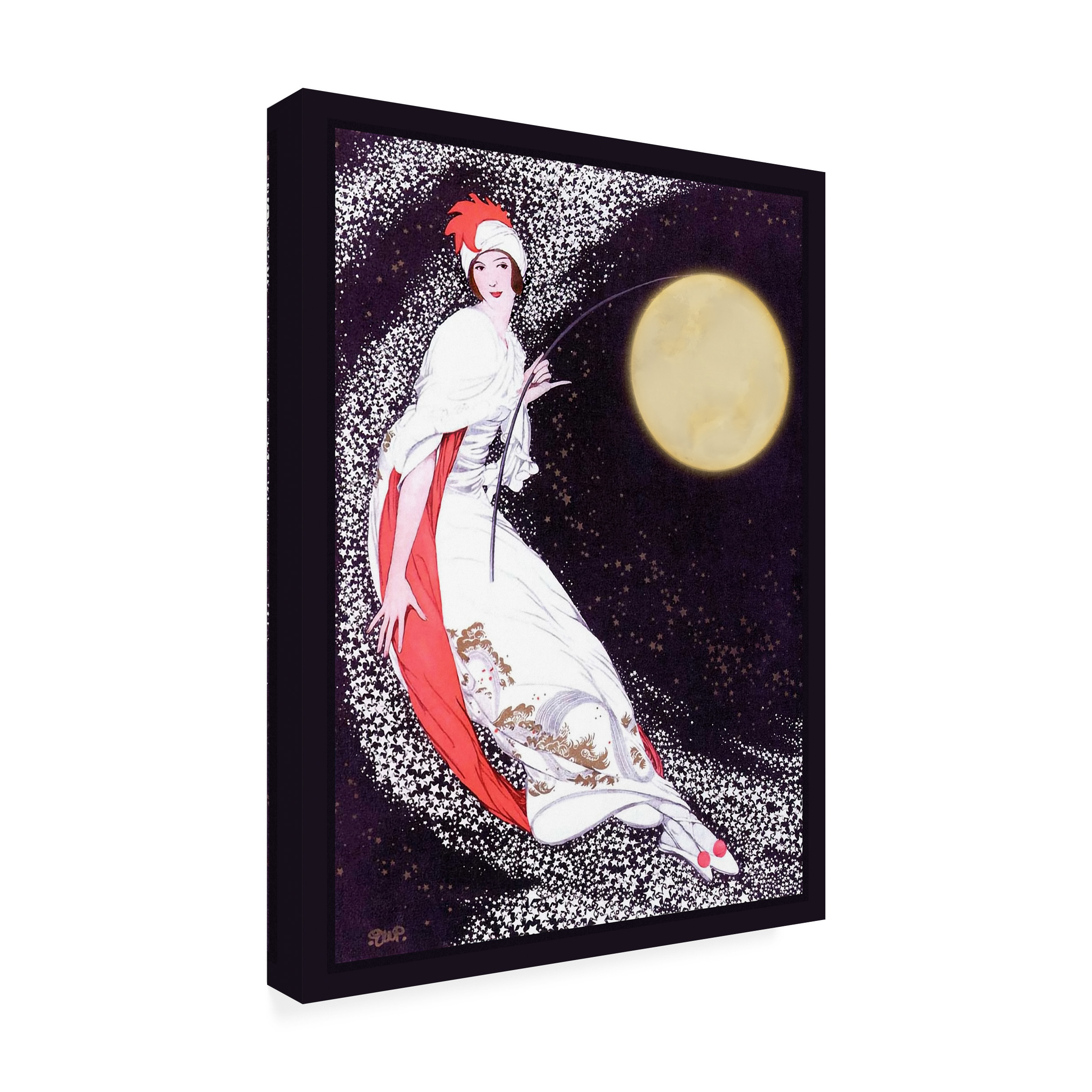 Trademark Fine Art 'Moon Fairy Canvas 2A' Canvas Art by Vintage Lavoie
