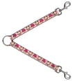 thumbnail image 1 of Buckle-Down Leash Splitter - Happy Cupcakes Buffalo Plaid White Pink - 1" Wide - 30" Length, 1 of 1