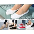 thumbnail image 6 of 5-Pack No Show Socks for Women Size 6-9 Ankle Invisible Non-slip Athletic Socks, 6 of 7