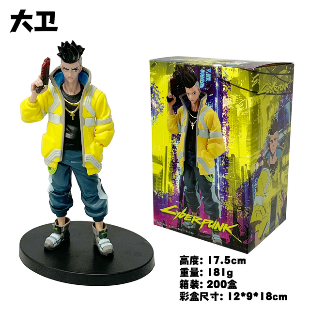 Cyberpunk Lucy Rebecca David Martinez Johnny Silverhand Action Figure Toys