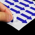 thumbnail image 5 of Small Arrow Sticker Label 1.2x0.5", 450 Pcs Adhesive Color Coding Decal, Blue, 5 of 6