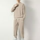 thumbnail image 1 of Yaoyar Men's Tracksuit Solid Color 2 Piece Long Sleeve Pullover Jogging Tracksuit Athletic running Casual Sportswear, 1 of 3