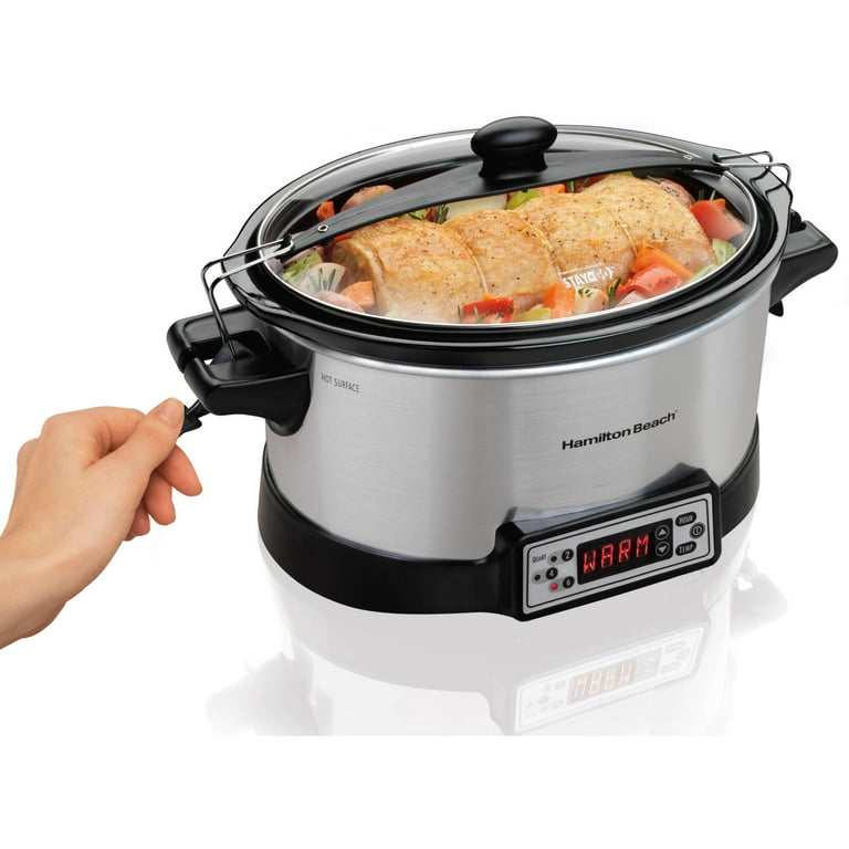 Hamilton Beach 9-in-1 Digital Programmable Slow Cooker with 6