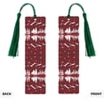 thumbnail image 2 of Kdxio Christmas Tree Buffalo Plaid Print Metal Tassel Bookmarks,Perfect Gift for Art Lovers and Bookworms Metal Bookmarks for Women, 2 of 8