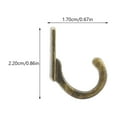 thumbnail image 5 of Oraceous 58pcs Wall Mounted Coat Hooks Small Hooks Decorative Hooks for Hanging Things, 5 of 10
