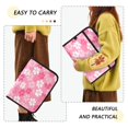 thumbnail image 4 of Organ Folder 14.2 x 0.8 x 10.6 Inches 13 Separate Pockets A4 Size Documents Folder A Sort Storage File Manager For The Home Office Pink Flower Seamless Print, 4 of 7