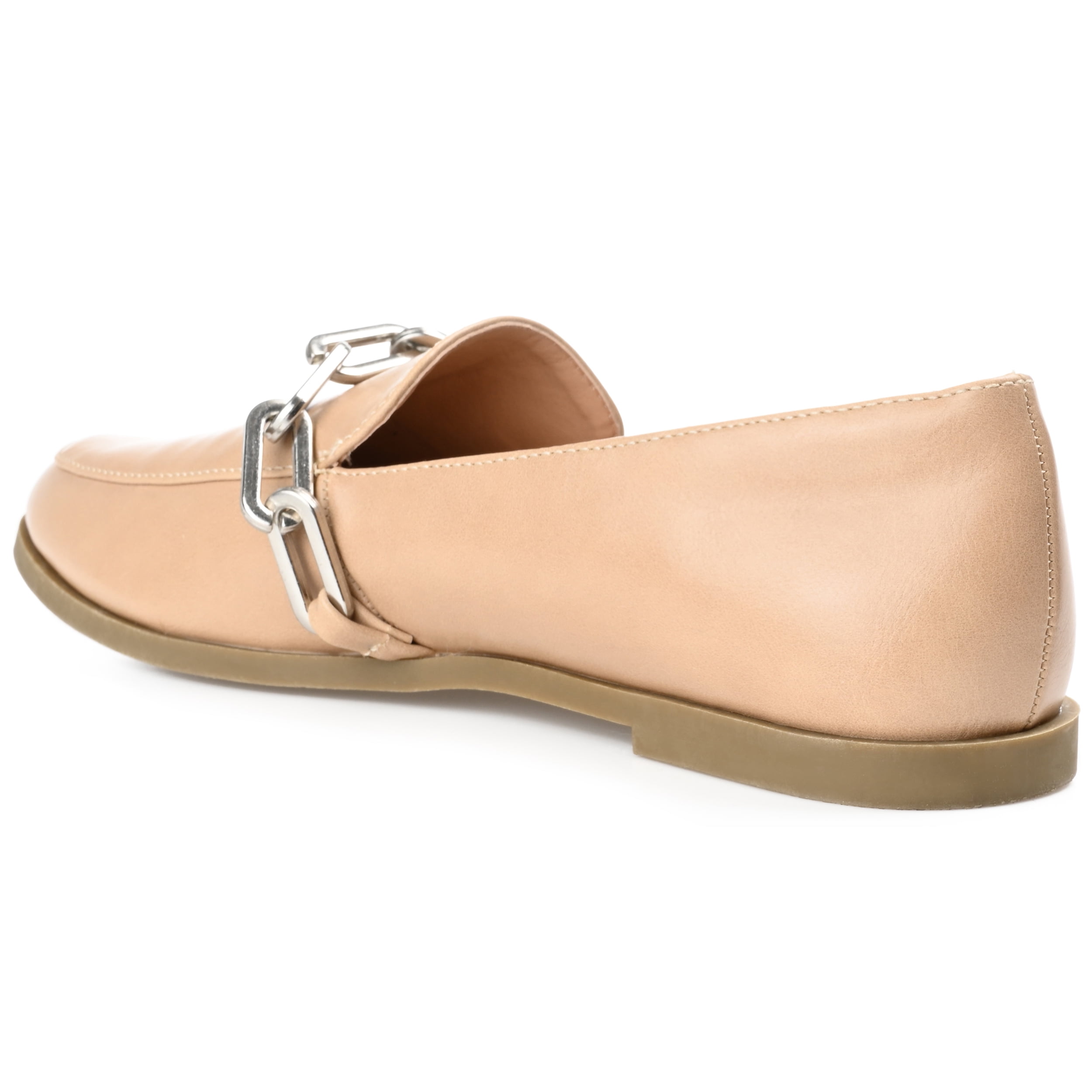 Journee Womens Madison Slip On Round Toe Loafer Flats
