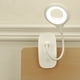thumbnail image 4 of Lámpara de escritorio LED inalámbrica recargable, 3 colores y 3 ajustes regulables, lámpara de noche táctil para niños con clip, lámpara de lectura portátil con clip para cama, color blanco [Clase ene, 4 of 5