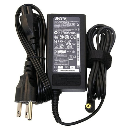 Acer Genuine Original OEM 65W Laptop Charger AC Adapter Power Cord for Aspire V3-471 472G 472PG 531 551 571 572G
