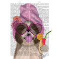 thumbnail image 3 of Fab Funky 12x14 Black Modern Framed Museum Art Print Titled - Shih Tzu with Cocktail, 3 of 5