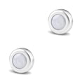 thumbnail image 1 of Billuyoard Mini luz LED de noche, armario, cajón, pared, lámpara de ambiente regulable, 3,5 W, ABS, suministros de iluminación que funcionan Blanco cálido 2Conjunto, 1 of 6