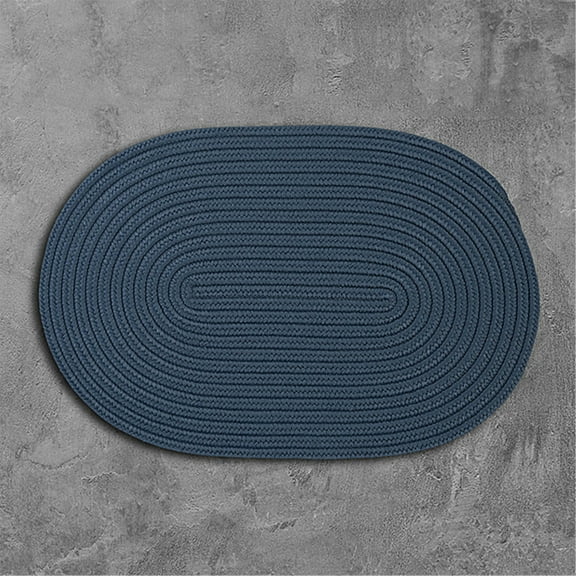 BR57R048X048 Boca Raton - Lake Blue 4 round Rug, 100% Polypropylene - Round.