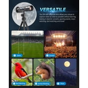 Apexel 20-60X Zoom Telephoto Lens with Tripod, Compatible with iPhone, Samsung, Android Phones