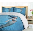 thumbnail image 5 of Ambesonne Ocean Duvet Cover Sets, Mermaid Myth Creature, 2-King, Blue, 5 of 7
