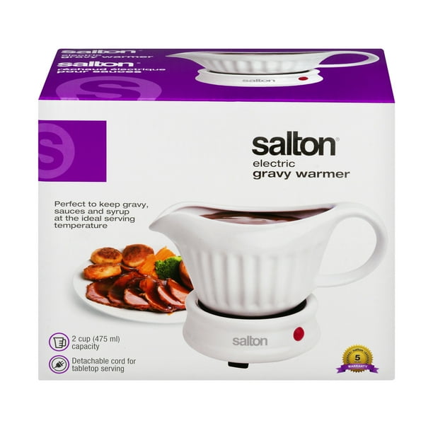 Salton Gravy/Sauce Boat Warmer, SMW1508, White